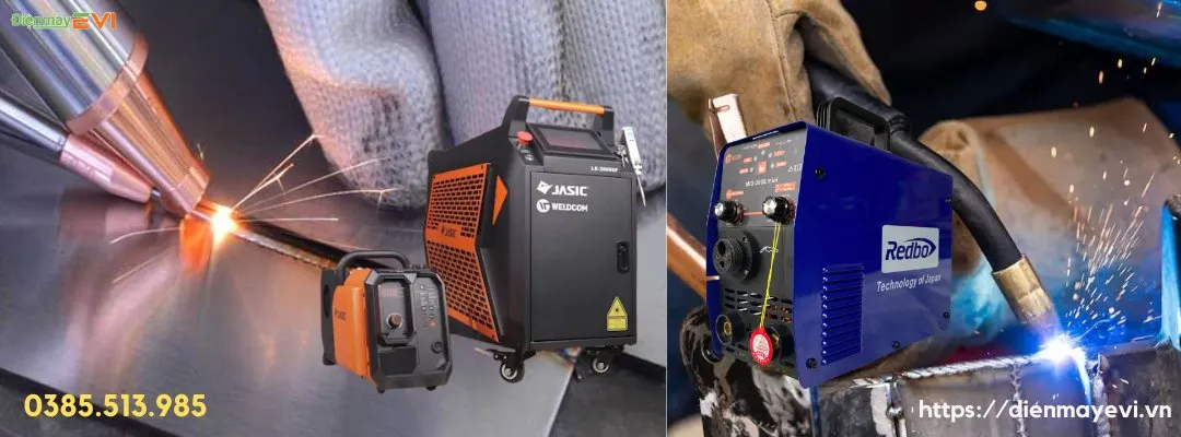 So sánh giữa máy hàn MIG và máy hàn Laser ưu và nhược điểm của từng công nghệ