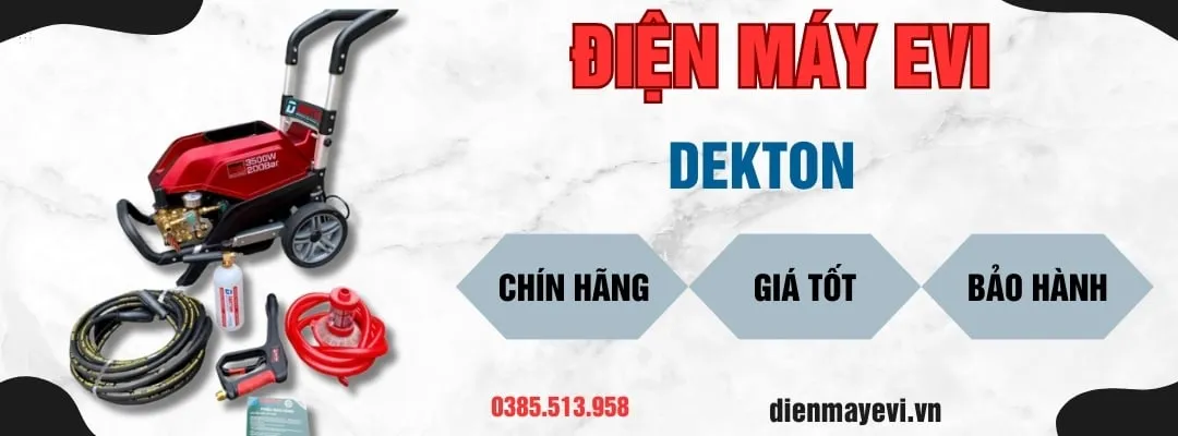Review máy rửa xe công nghiệp Dekton DK-HPW3500