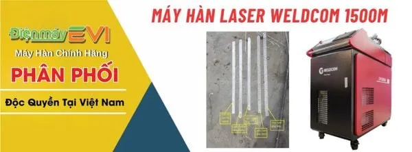 Máy Hàn Laser Weldcom LW1500M Nhanh Gấp 5-10 Lần So Với Hàn TIG