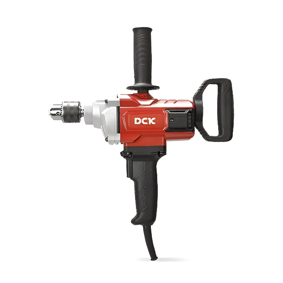 Máy khoan cầm tay DCK KJZ08-13 Với công suất 1650W. Với khả năng khoan đường kính tối đa là 38mm trên gỗ và 13mm
