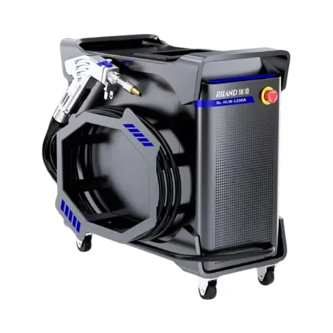 Máy hàn laser mini Riland RL-HLW-1200A ba chức năng hàn, cắt, tẩy ghỉ và làm mát bằng khí