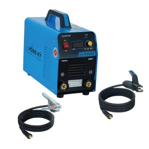 Máy hàn que Hồng Ký HK 250Z hàn que 4li liên tục, dây hàn 7m đồng 100%. Công nghệ IGBT