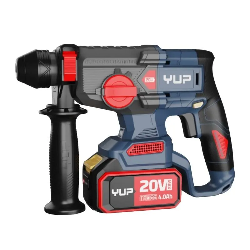 Máy khoan búa YUP YP20 H24M (bộ 2 pin/4Ah & sạc)