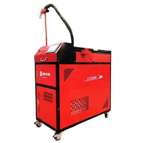 Máy làm sạch tia laser Weldcom LC1500M tẩy sáng bề mặt mối hàn inox (thép không gỉ,...)
