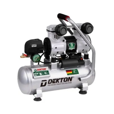 Máy nén khí không dầu 10L Dekton DK-AC2910ALT công suất 1.5HP lên hơi đầy bình chỉ trong 32 giây