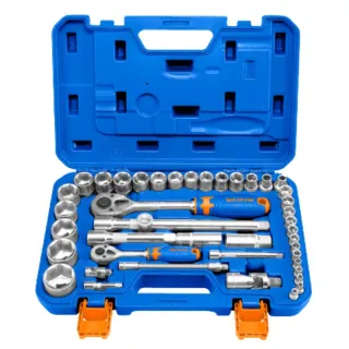 Bộ 43 đầu tuýp 1/4"&1/2" WADFOW WST3D43