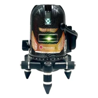 Máy cân bằng laser Yamasu YMS-S500 Trang bị 5 tia xanh siêu sáng điều khiển bằng phím cơ.