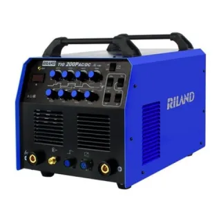 Máy hàn tig Riland TIG 200PAC/DC hàn phôi dày ( 0.5 - 4.0mm ) hàn que từ ( 2.5 - 3.2mm )