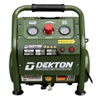 Máy nén khí không dầu Dekton DK-AC2906XPRO Công suất 1.1HP - Lên hơi đầy bình 18 giây