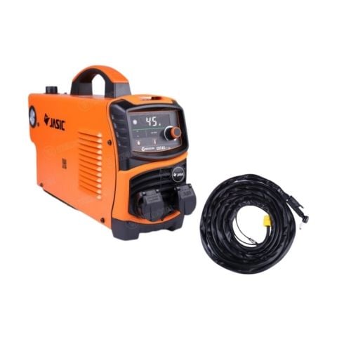 Máy cắt plasma Jasic CUT45 L207 II (JET20) Độ dày cắt tối đa 0.8mm, cắt đẹp 3-5mm. Công nghệ điều khiển số MCU, độ chính xác điều khiển cao, chất lượng mạch cắt đẹp, ít bắn tóe