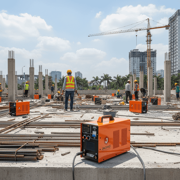 Máy hàn que Jacpro ARC300S MOS Hàn que 4.0mm liên tục với hiệu suất lên đến 80%