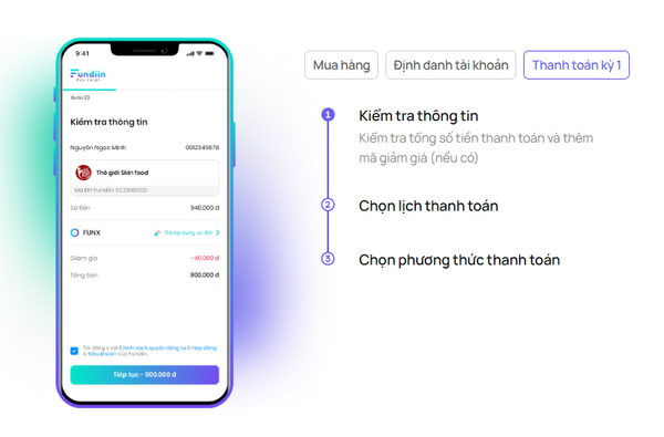 Hướng dẫn mua hàng bằng Fundiin