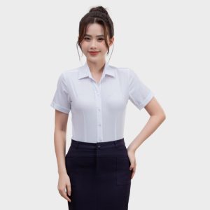 Đồng Phục Sơ Mi Văn Phòng Màu Trắng | VP-08