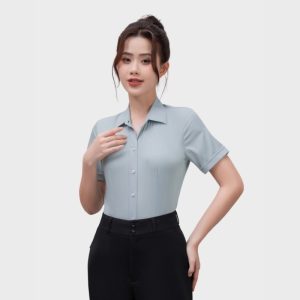 Đồng Phục Sơ Mi Văn Phòng Màu Xanh Mint | VP-06