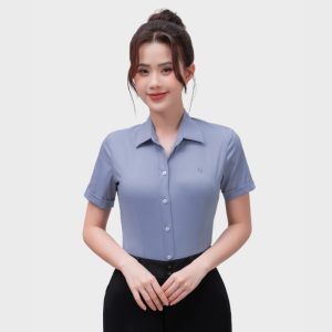 Đồng Phục Sơ Mi Văn Phòng Màu Xanh Da | VP-07