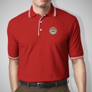 Áo Thun Phối Màu | PH – đỏ viền trắng
