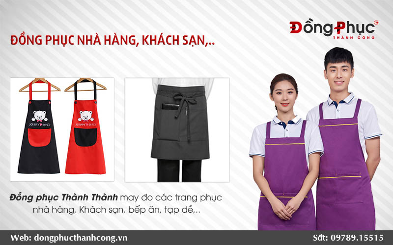 trang phục đồng phục nhà hàng khách sạn đa dạng
