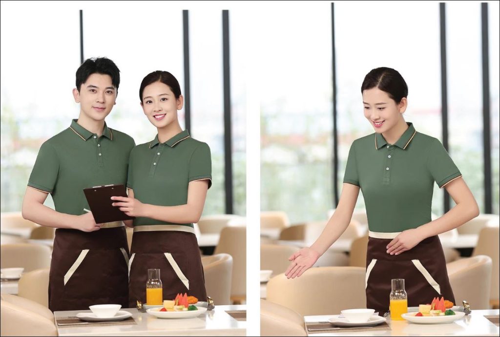 May đồng phục nhà hàng giúp dễ dàng nhận diện nhân viên và nâng cao sự gắn kết. 9 May đồng phục nhà hàng