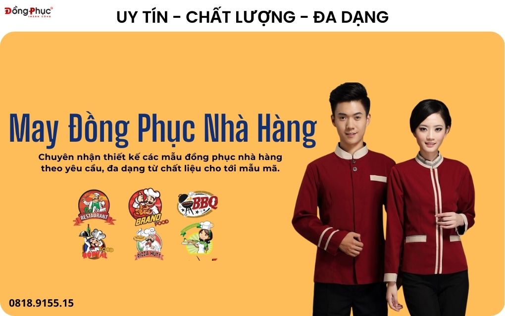 Đồng phục nhà hàng: Công cụ quảng bá thương hiệu hiệu quả. 6 May đồng phục nhà hàng