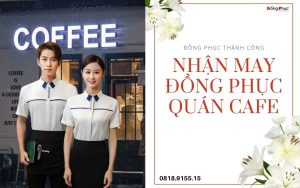 Đồng phục quán cafe kiểu văn phòng: lịch sự và thoải mái