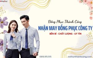 May đồng phục công ty và sự hòa hợp với không gian làm việc
