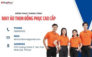 Tự tin hơn với đồng phục áo thun chất lượng cao