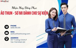 May đồng phục công ty và tầm quan trọng trong ngành dịch vụ