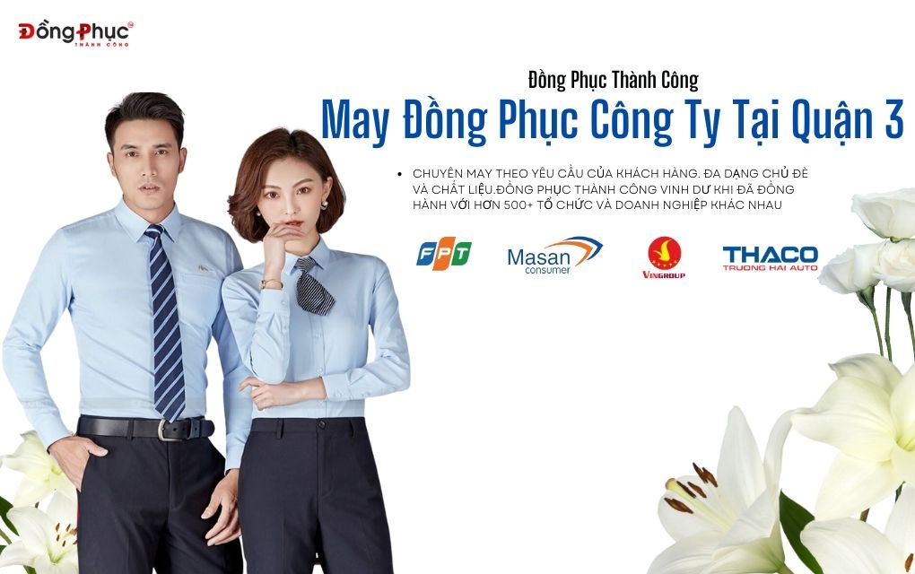 May đồng phục tại quận 3 - Công ty đồng phục Thành Công 6 May đồng phục tại quận 3