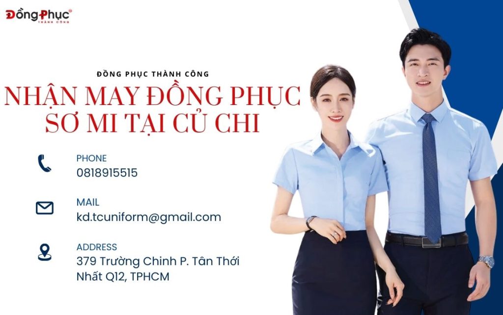May đồng phục Củ Chi