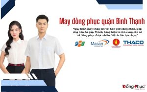 May đồng phục tại quận Bình Thạnh – công ty đồng phục Thành Công.