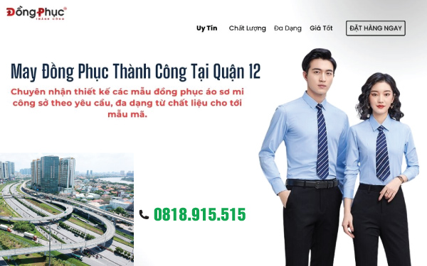 May Đồng Phục Sơ Mi Tại Quận 12