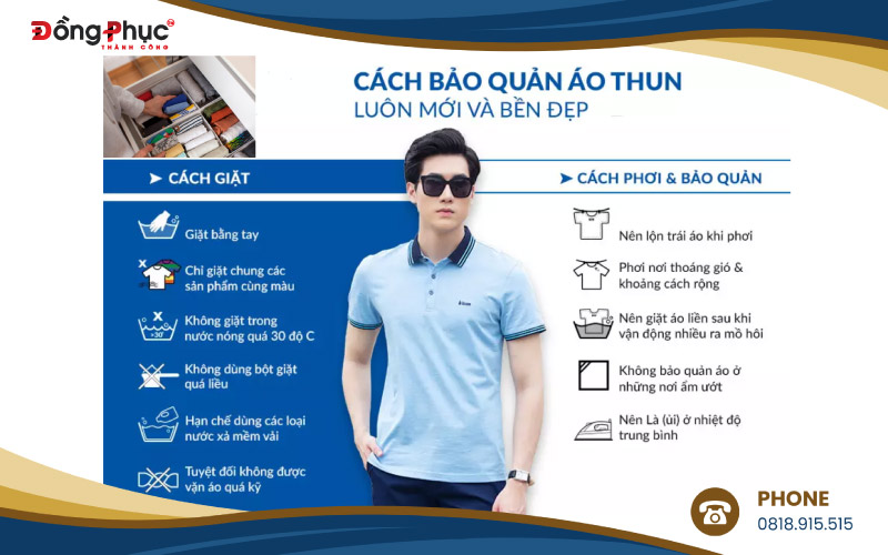 Cách Bảo Quản Đồng Phục Quán Cafe Để Luôn Bền Đẹp 11 Mẹo bảo quản đồng phục áo thun luôn mới
