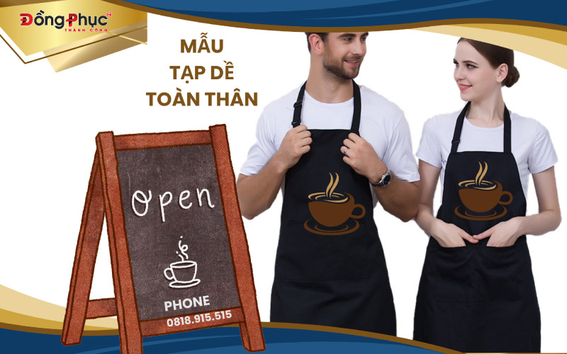 Tạp Dề Đồng Phục Có Những Kiểu Dáng Nào? Cách Chọn Mẫu Đẹp 10 Mẫu tạp dề toàn thân