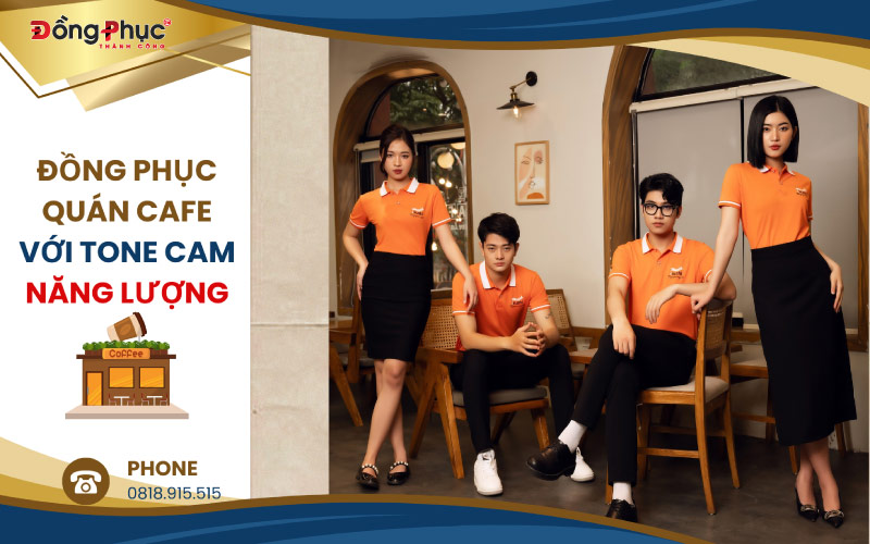 Cách Bảo Quản Đồng Phục Quán Cafe Để Luôn Bền Đẹp 7 Nhân viên quán cafe mặc đồng phục sạch đẹp, tươi tắn