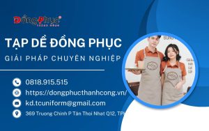 Tạp Dề Đồng Phục Là Gì? Công Dụng Và Ứng Dụng Trong Các Ngành Nghề