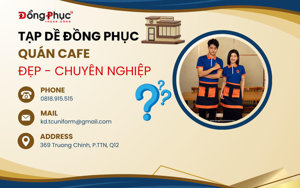 Tạp Dề Đồng Phục: Lý Do Nên Sử Dụng Trong Các Quán Cafe 6 Tạp dề đồng phục quán cafe đẹp chuyên nghiệp