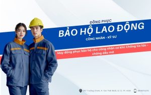 May đồng phục bảo hộ cho công nhân cơ khí: Chống tia lửa – chống dầu mỡ