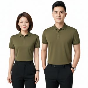 Áo Thun Đồng Phục Màu Xanh Rêu – TCS04