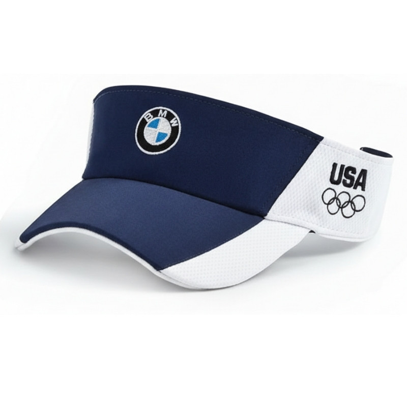 nón đồng phục thêu logo BMW - ảnh chụp bên trái