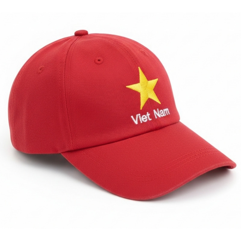 nón đồng phục ngôi sao Việt Nam - ảnh chụp bên phải nón