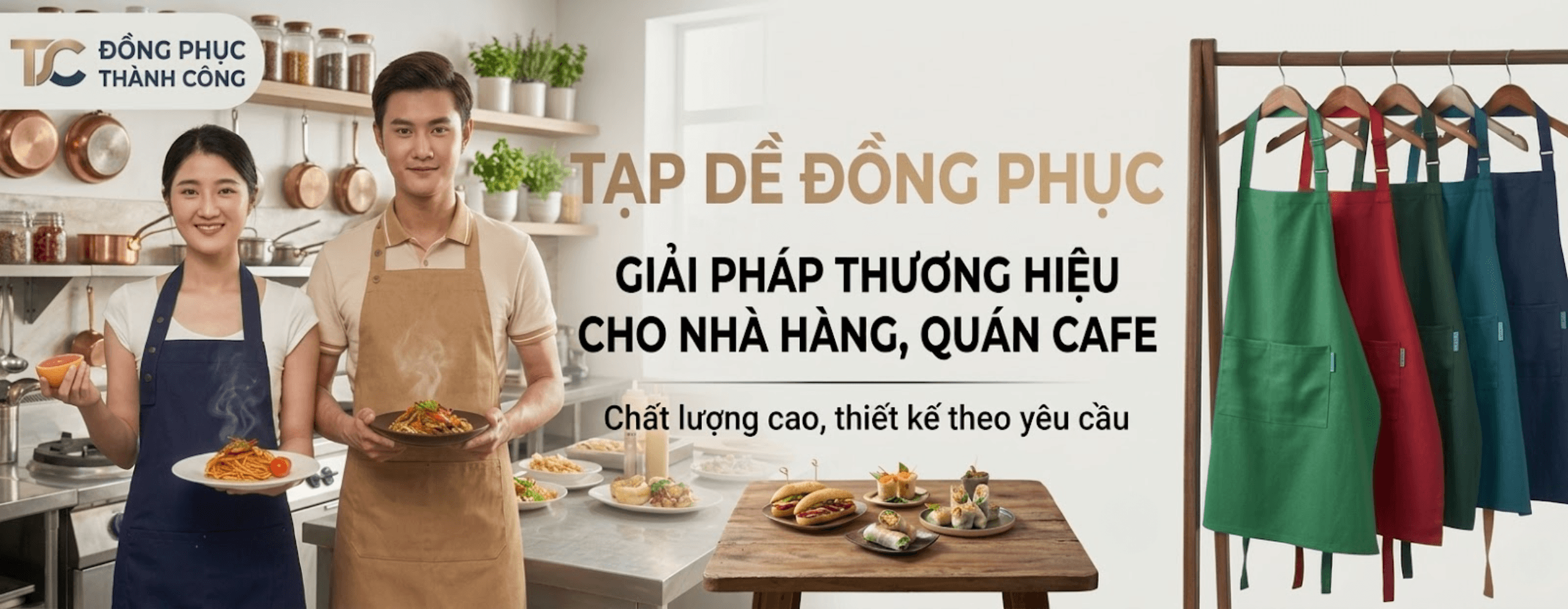 Tạp dề đồng phục