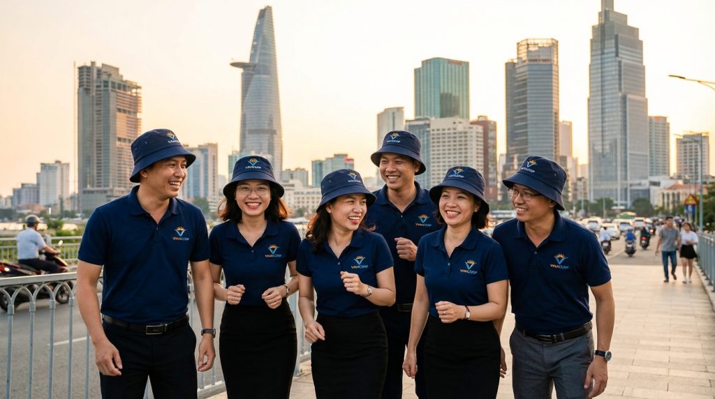 Nón tai bèo đồng phục