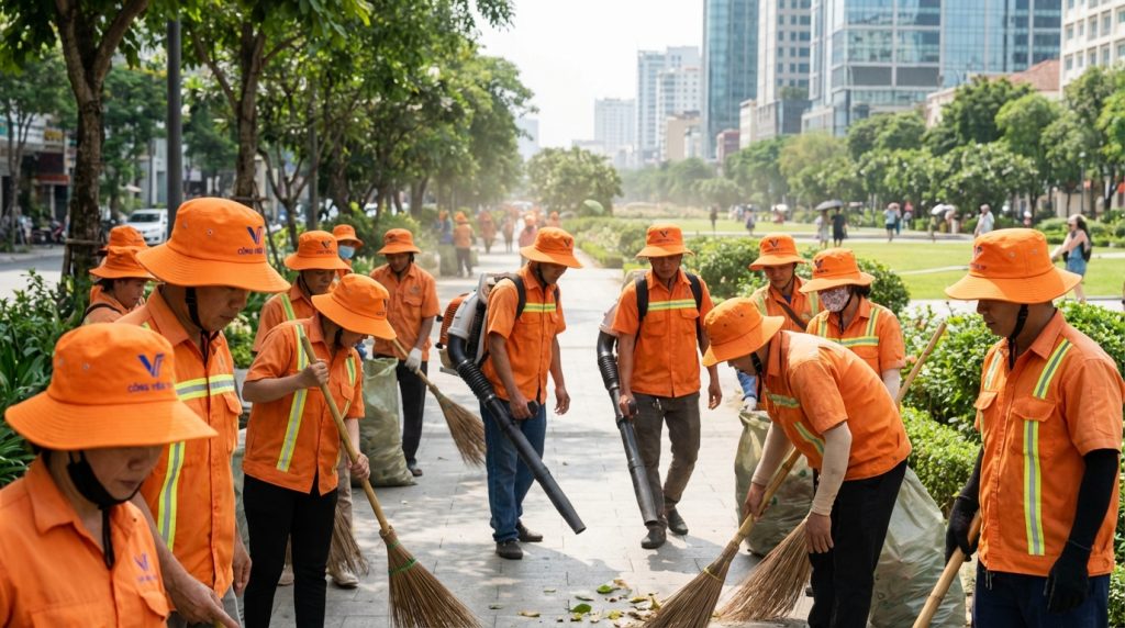 Nón tai bèo đồng phục