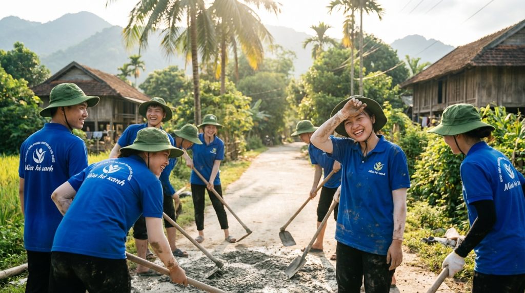 Nón tai bèo tình nguyện