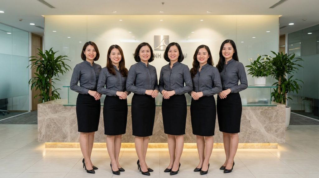 ĐỒNG PHỤC SƠ MI NỮ -XÂY DỰNG HÌNH ẢNH DOANH NGHIỆP 13 Đồng phục sơ mi nữ