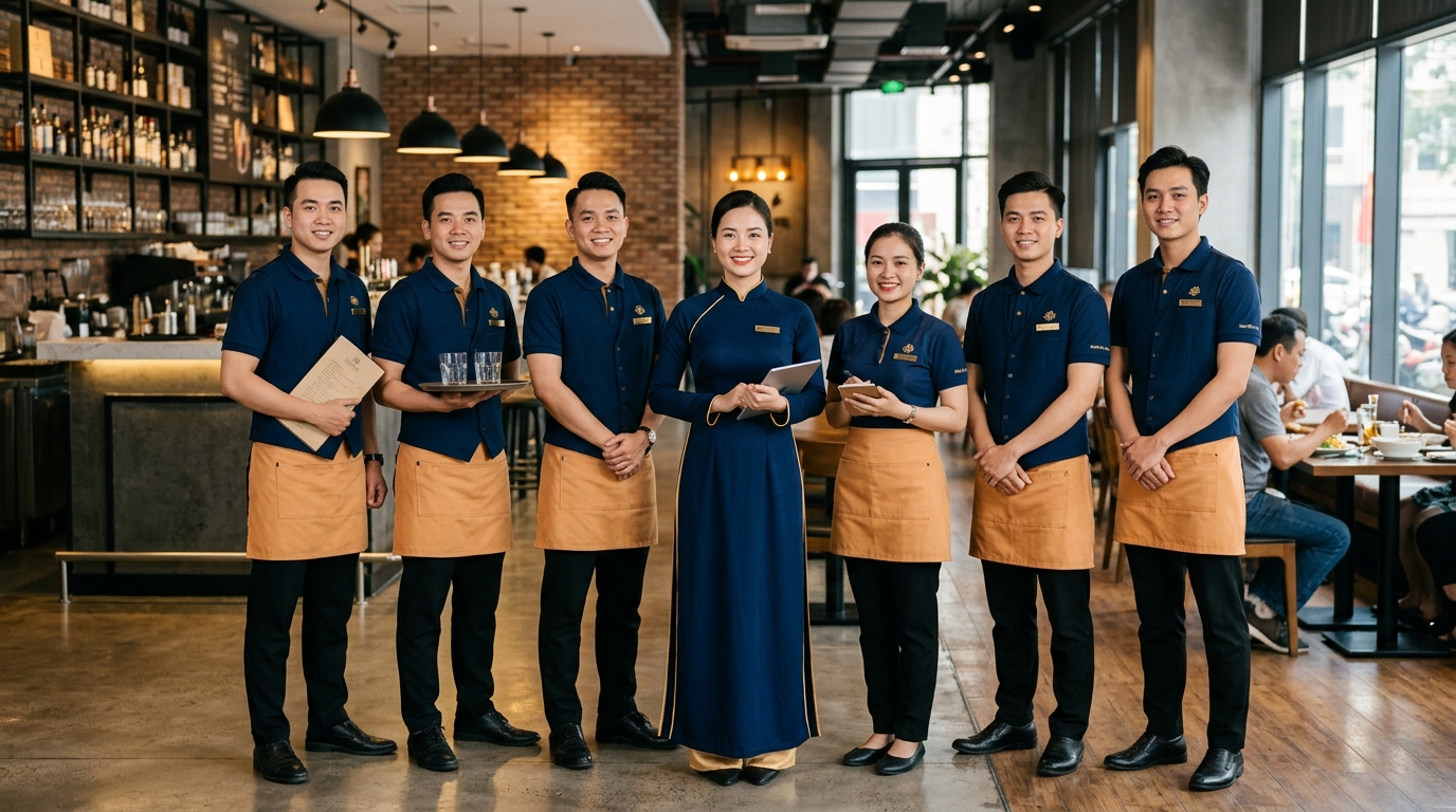 Tạp dề đồng phục