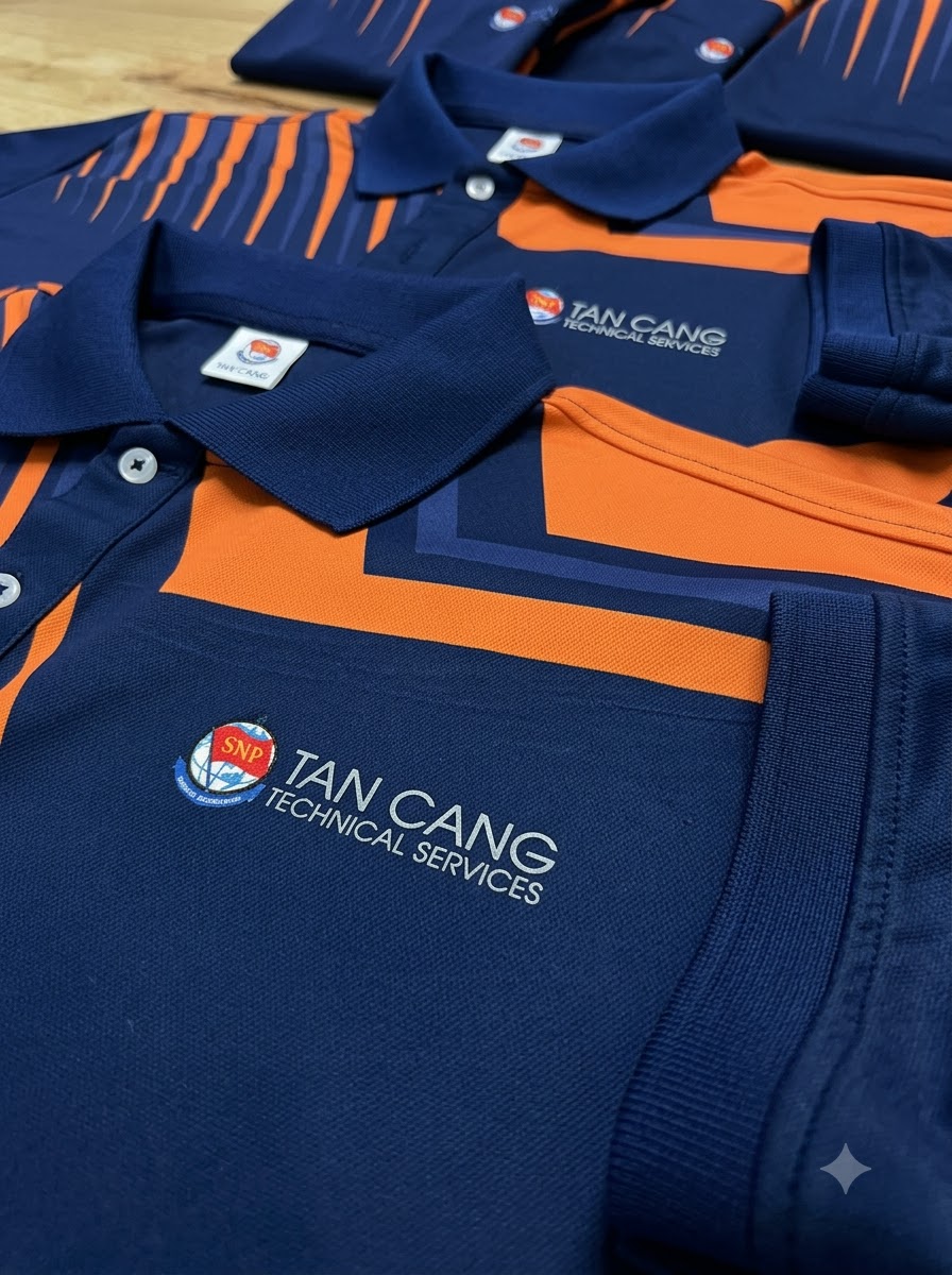 In thêu logo áo thun đồng phục: so sánh chi phí và độ bền 12 In thêu logo áo thun