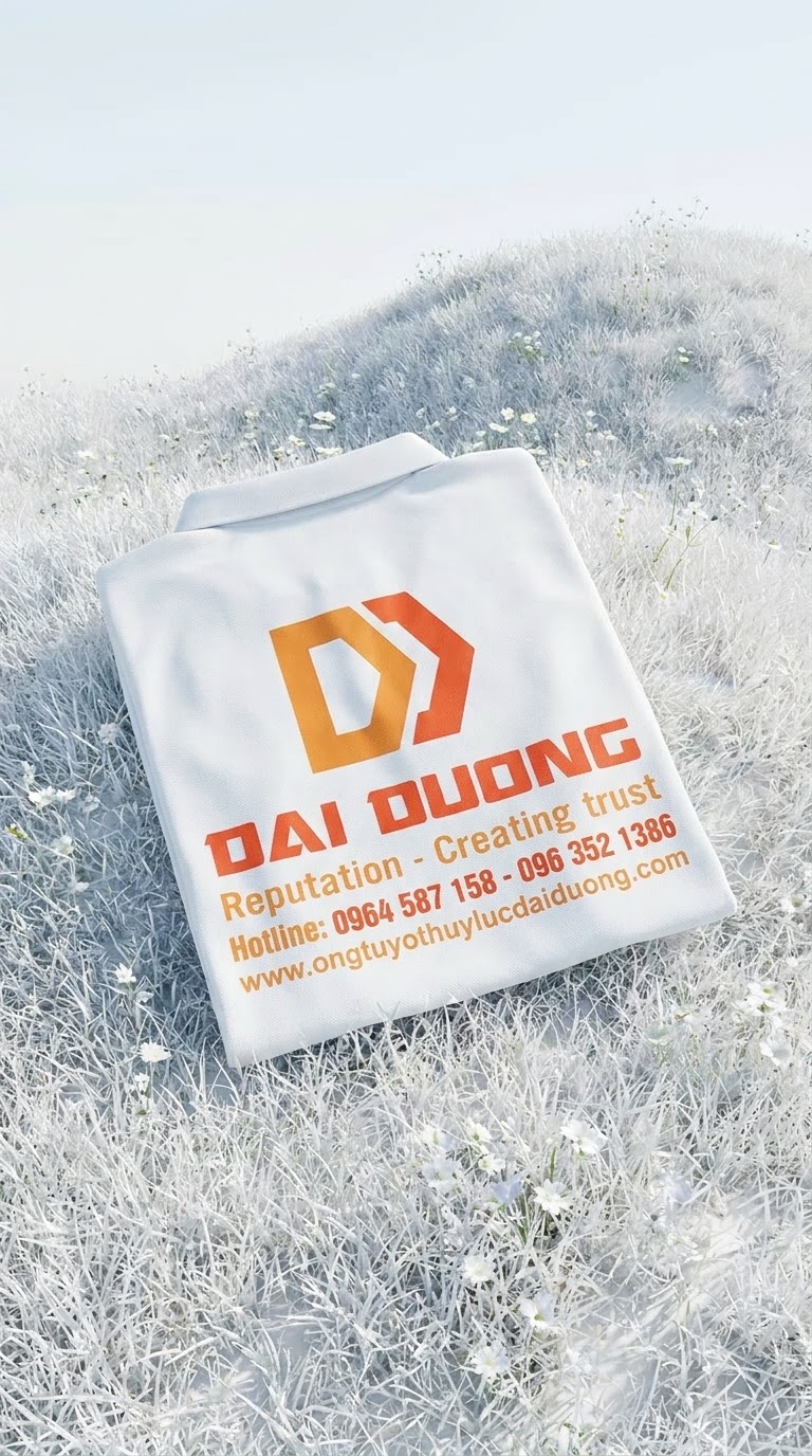 In thêu logo áo thun đồng phục: so sánh chi phí và độ bền 16 In thêu logo áo thun