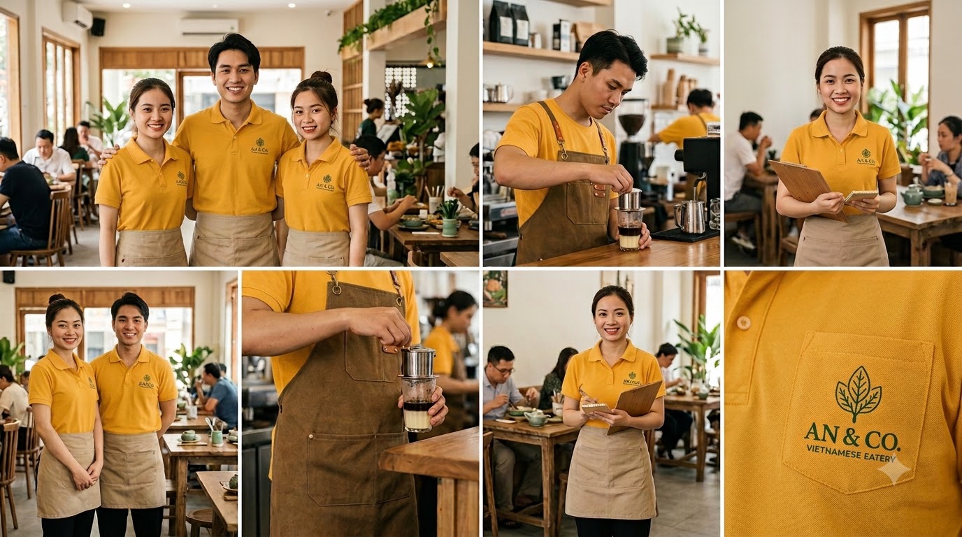 Tạp dề đồng phục