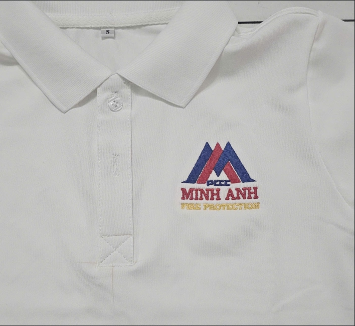 In thêu logo áo thun đồng phục: so sánh chi phí và độ bền 17 In thêu logo áo thun
